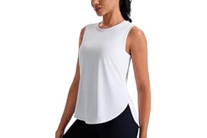 JOYSPELS Ice Silk Workout Tank Tops for Women Cool-Dry Sleeveless Loose Fit Yoga Shirts Athletic