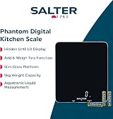 Salter Phantom Electronic Kitchen Scale 5kg Add & Weigh Tare Aquatronic Hidden view 2
