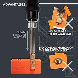 ruthex 7x Soldering Tips/Heat Set Insert Tips - for