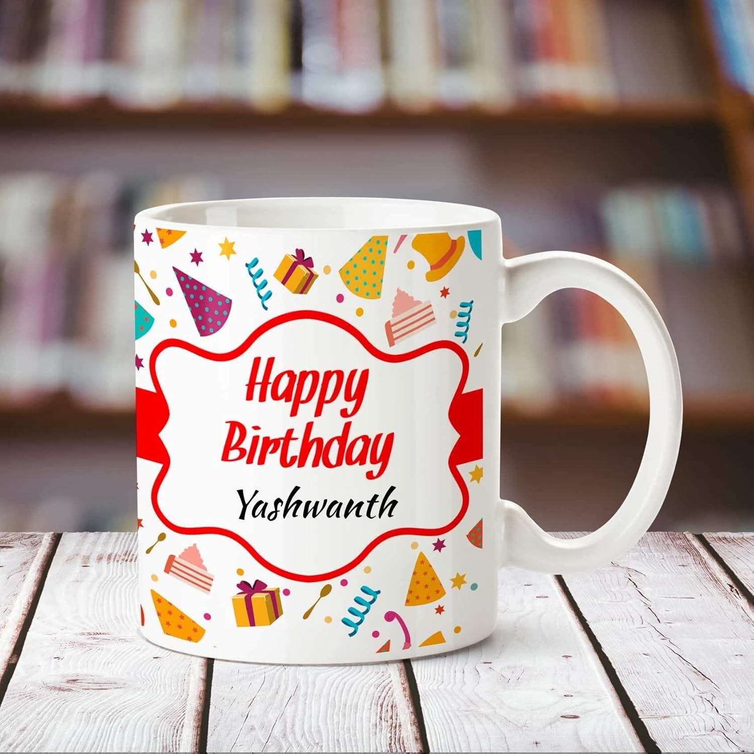 Buy Huppme Happy Birthday Yashwanth Personalized Name Coffee Mug