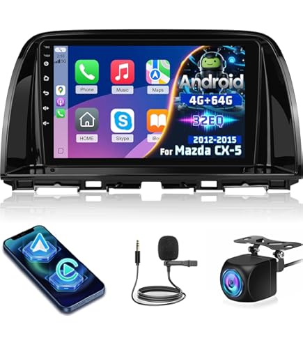 Amazon.com: [4G+128G] Car Radio for Mazda CX-5 2012-2015 with