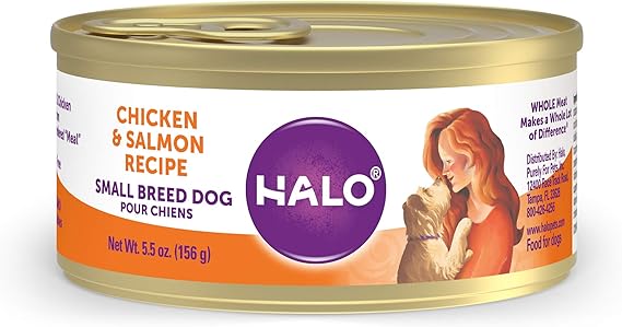 halo wet dog food