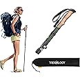TREKOLOGY TREKZ SE Collapsible Trekking Pole (1pc) - Lightweight Walking Stick for Hiking and Trekking - Ideal for Men, Women, and Seniors