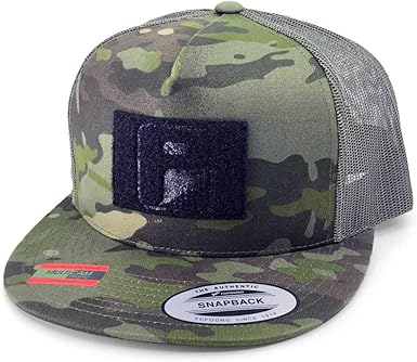 multicam flat bill hat