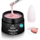 Beetles Hard Gel for Nails Nude Pink, 1 oz 9 in 1 Pink Builder Nail Gel | High Hardness for Sculpting, Nail Extension and Building, Protection Durable for Salon, UV LED Lamp Cured, DIY Art Manicure