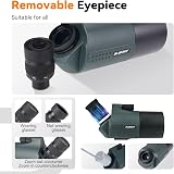 SVBONY SV41Pro Mini Mak Spotting Scope 28-84X80 Angled FMC 1.25" Eyepiece view 6
