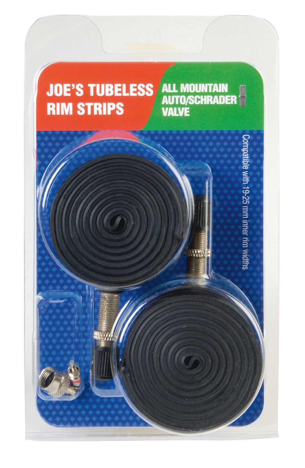 Joes (180159) All Mountain Bike AV Rim Strips - Grey, 19-25mm