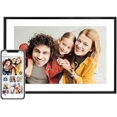 AEEZO Digital Picture Frame, 10.1 Inch Digital Photo Frame with 1280 * 800 HD IPS Touch Screen, Smart Digital Frame Built-in 32GB Memory, Auto-Rotate Easy Setup via AiMOR APP(Black)
