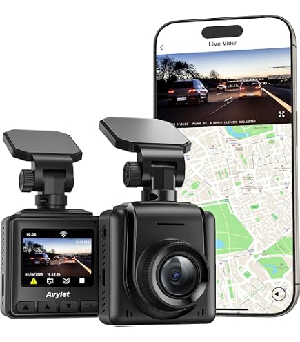 iZEEKER 2.5K Dashca, Caéra Voiture 1440P WiFi, ini Caéra Avant avec
