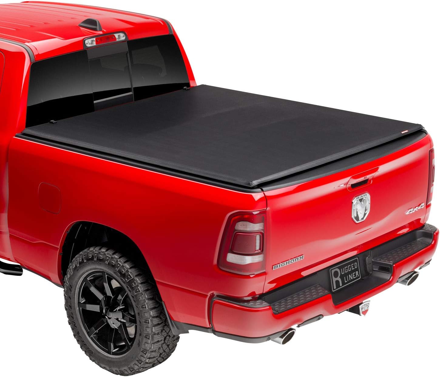 Amazon Com Rugged Liner Premium Soft Folding Truck Bed Tonneau Cover Fcd6509 Fits 2009 2018 19 20 Classic Dodge Ram 1500 6 4 Bed 76 3 Automotive
