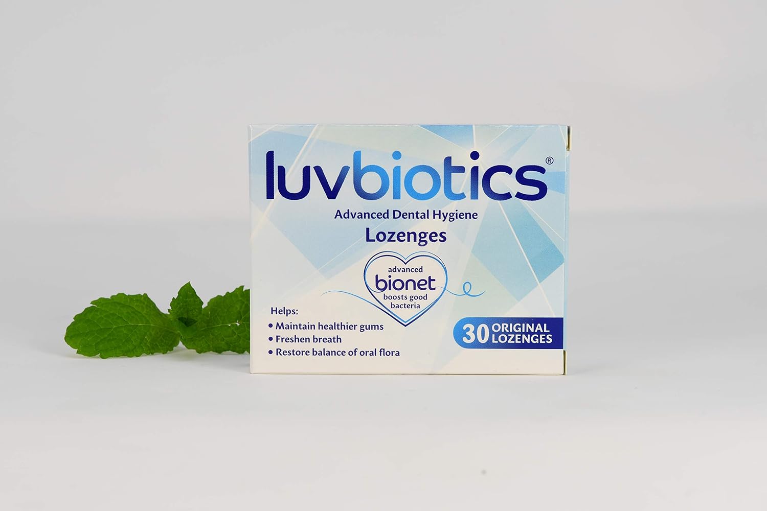 Luv Biotics Oral Probiotics Original Mint Lozenges with Xylitol & Aloe Vera for Fresh Breath Dry Mouth Relief - Image 5