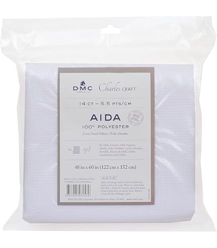 DMC GD1436-4691 Classic Reserve Gold Label Aida Fabric Box