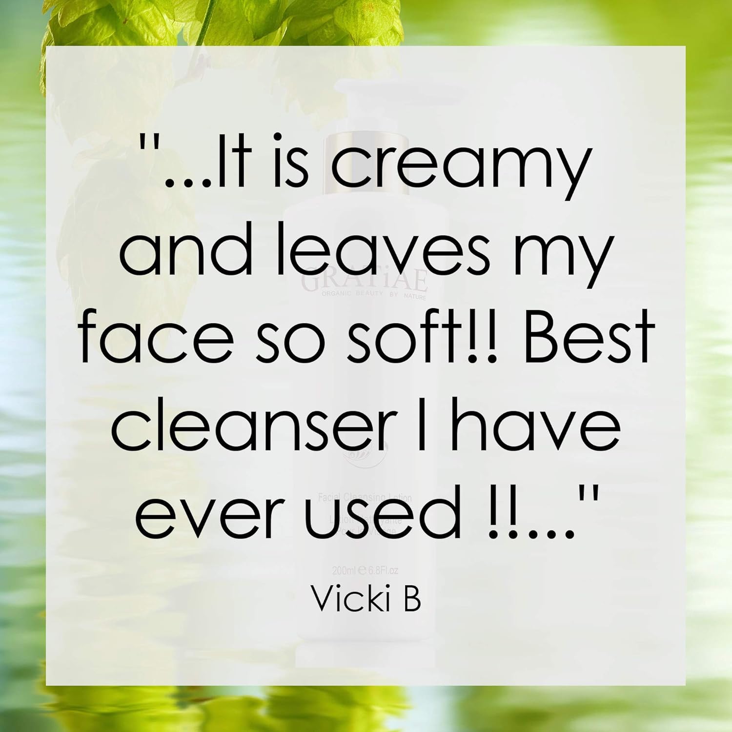 Gratiae Organics Facial Cleansing Lotion, 6.8-Ounce : Facial Cleansing Creams : Beauty