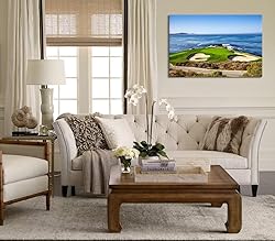 USA California Golf Course Wall Art for Living Room