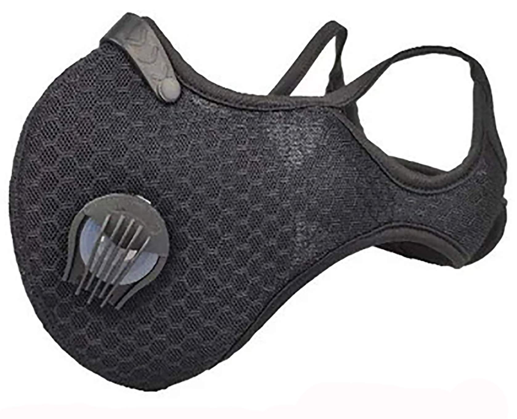 Anti-dust Mask Unisex Training Smog Face Mask Running Dust Filter Cover Masks Cycling Bike MFAZ Morefaz Ltd (Black Hanging Ear Mask)