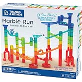 Thames &amp; Kosmos Marble Run: Essential 70-Piece Set | Construction Set | Explore Force, Momemtum &amp; More | Build Stunt Combinations | STEM Science Learning &amp; Education | Ages 6+