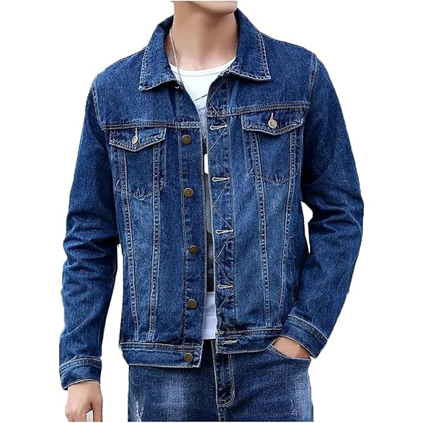 Spring Autumn Men's Denim Jackets Casual Street Outerwear