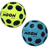 Waboba The Original Moon Ball 2 Pack, Yellow &amp; Cobalt, Bouncy Wall Balls | for Kids and Teens, Outdoor Sports Toy Gift