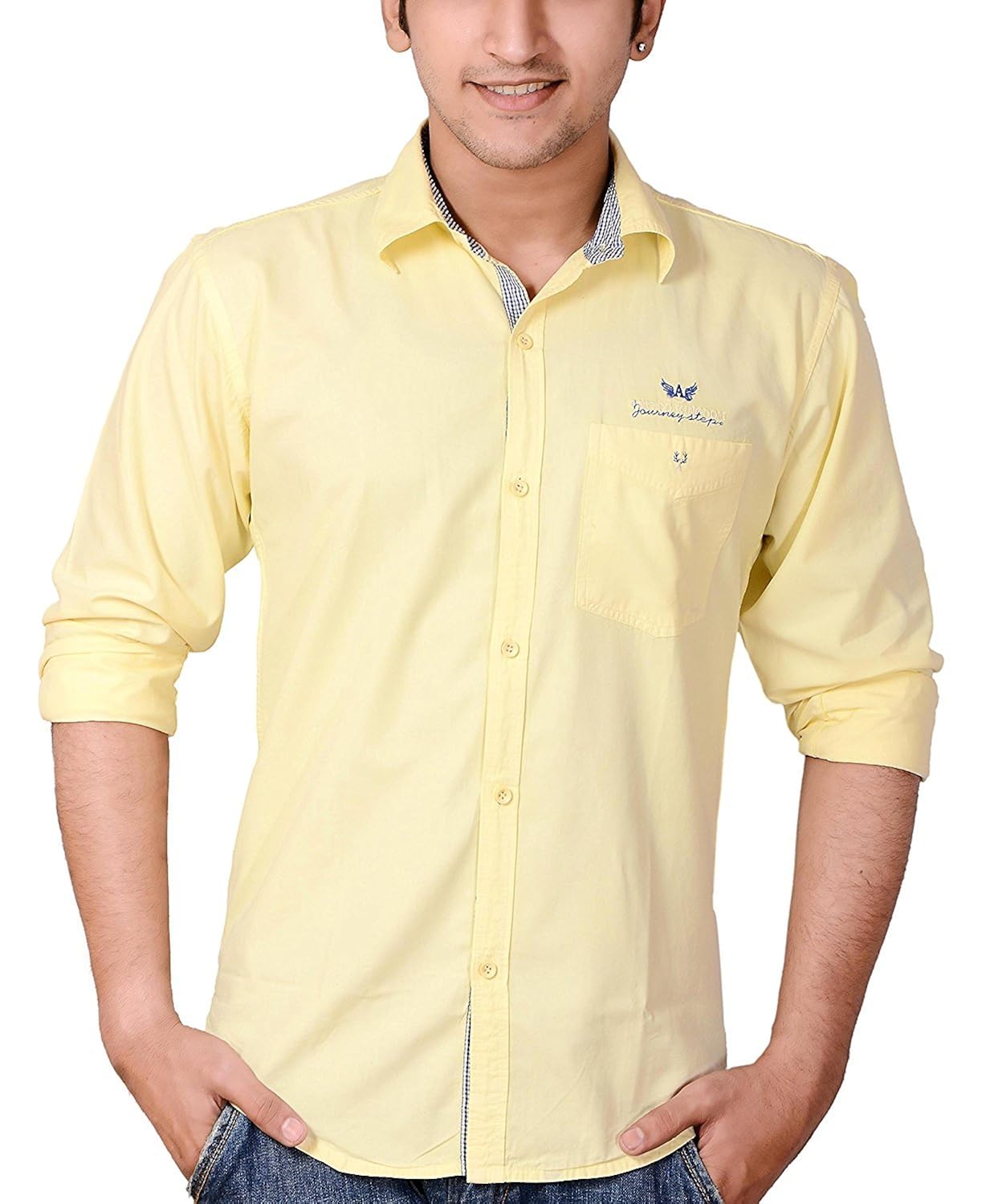 anry men's cotton casual shirt