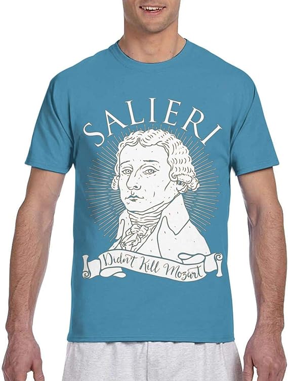 Amazon Co Jp Salieriはモーツァルトを殺しませんでした Tシャツ 半袖 メンズ 丸首 服 メンズ カジュアル トレーニングウェア インナーシャツ おしゃれ トップス スポーツ 服 ファッション小物