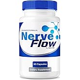 NutraVibe Nerve Flow – Daily Support Formula with a Balanced Blend for Nerve Health, Comfort, and Function | NerveFlow Easy-to-Swallow Pills for Daily Nerve Support (60 Capsules)