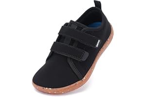 WHITIN Toddler/Boys/Girls Barefoot Shoes | Kids Wide Width Minimalist Sneakers | Classic Canvas | Supports Natural Foot Growth