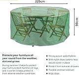 ADEPTNA Heavy Duty Large Round Patio Table Cover 225cm x 98cm view 4