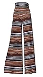 VIV Collection Stretchy Wide Leg Printed Palazzo