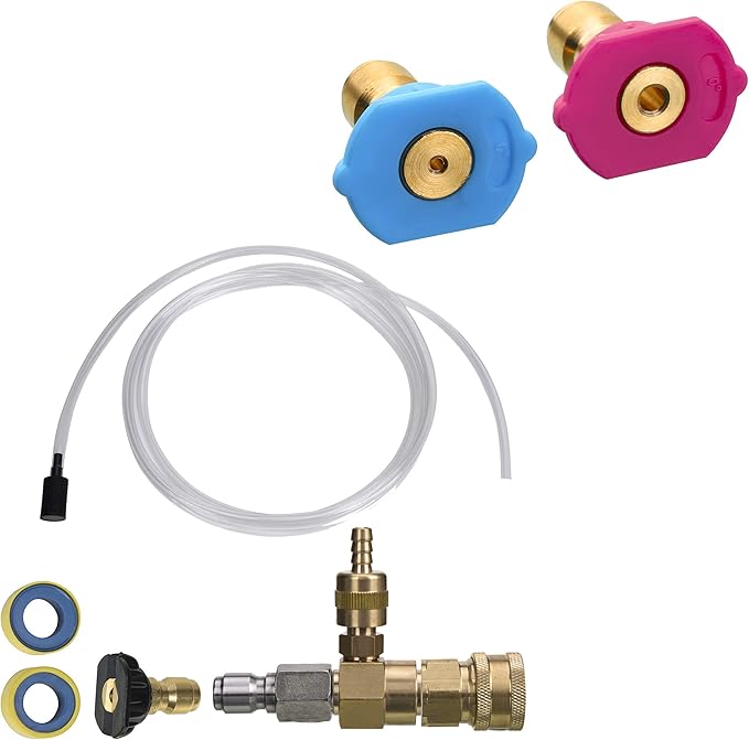 M MINGLE Adjustable Chemical Injector Kit for Pressure