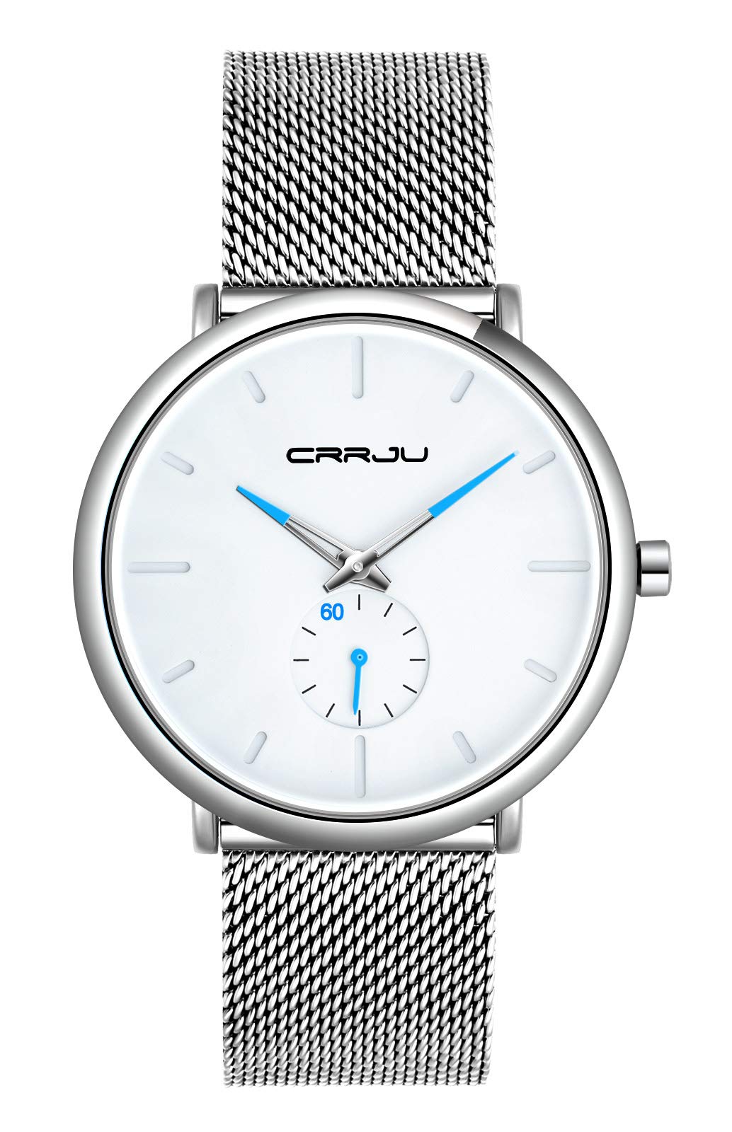 MicLee Men's Wrist Watches, Men's Boy's Quartz Watch, Business Watch, Student Casual Watch, Alloy Stainless Steel Watch, Mineral Glass dial Window, Stainless Steel mesh Band