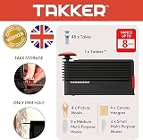 Takker Refill Pack 36 Refills and 8 Picture Hooks Compatible with Hanging Tool view 5