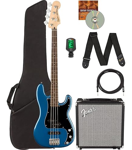 Amazon.com: Fender Squier Affinity Series Precision Bass PJ Guitar