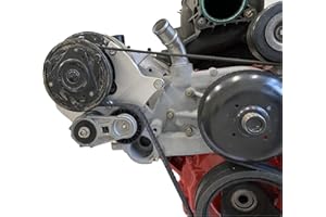 Zieichy LS AC Bracket, R4 AC Bracket, LS Air Conditioner Compressor Bracket Kit Fit for Chevy GMC LS LQ LS2 LS3 LS6 1999-2013