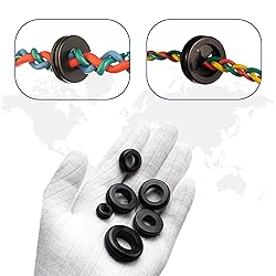 Rubber Grommet kit- Pack of 190 in 2 Types of