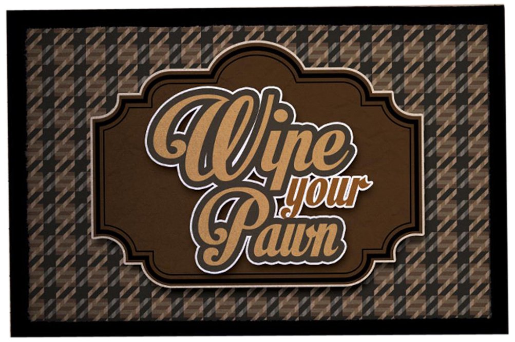 Big Foot Text 58 Doormat, Multi-Colour