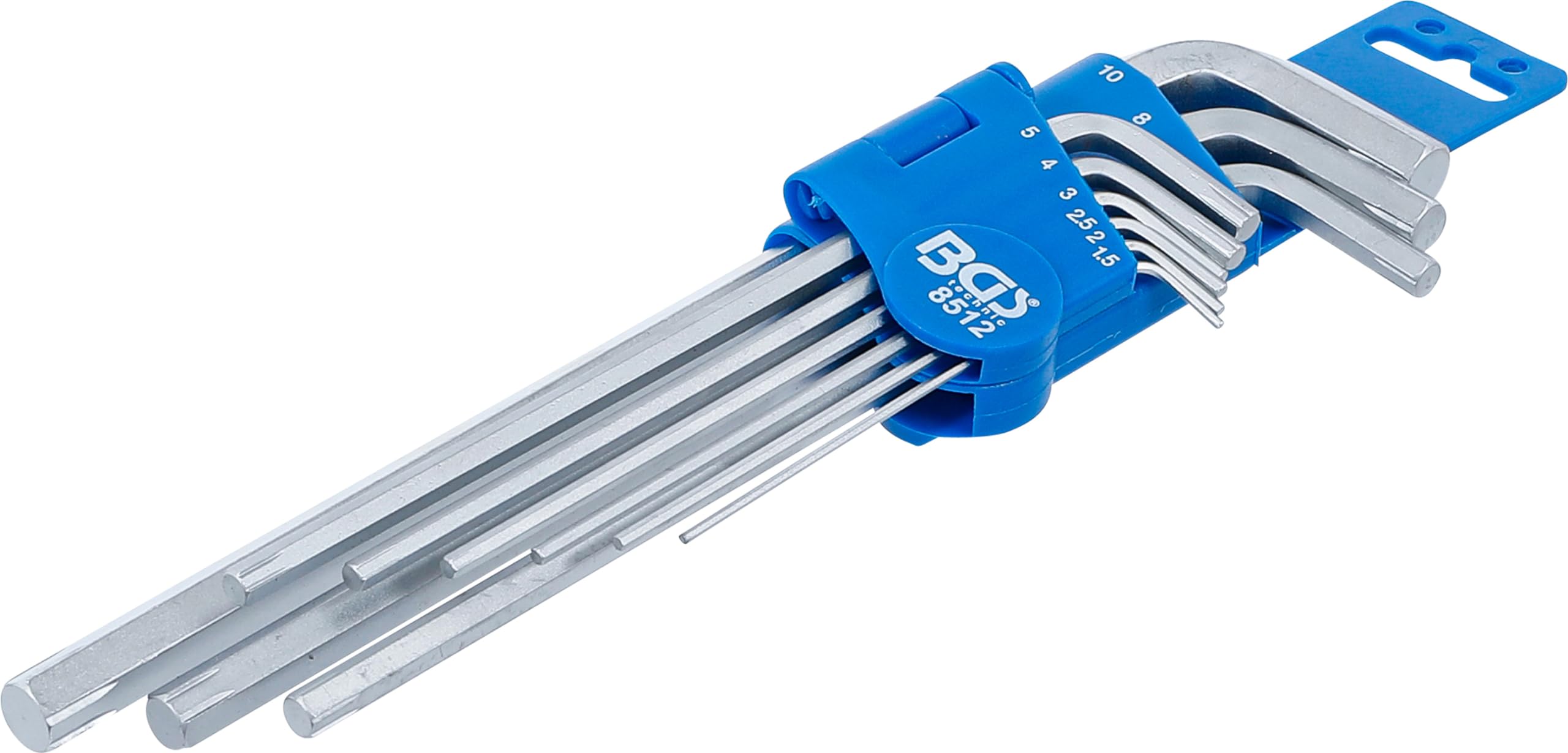 BGS 8512 | Special L-Type Wrench Set | internal Hexagon 1.5 - 10 mm | 9 pcs.
