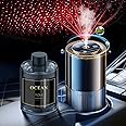Smart Car Air Freshener,150ML Natural Fragrance Car Scents Air Freshener with Star Projector,300 Days Long Lasting, Car Essential Oil Diffuser, Automatic On/Off,Aroma Diffuser for Men Women