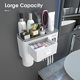 ihave Toothbrush Holder with Dispenser & Storage Tray - 2 Cups view 2