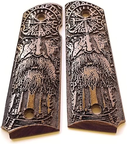 Amazon.com: Colt 1911 Full Size Grips 3D Engraved Walnut Wood