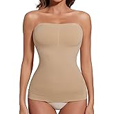 JOYSHAPER Strapless Shapewear Tank Tops for Women Tummy Control Compression Cami Tube Top