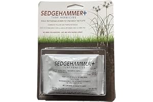 Sedgehammer Plus Turf Herbicide - USA-Made Purple & Yellow Nutsedge Killer for Lawns with Pre-Mixed Surfactant - Lawn & Pet Safe Weed Killer Mix for Residential Use (1)