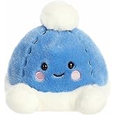 Aurora® Festive Palm Pals™ Vail Beanie™ Stuffed Animal - Fun Collectible Plush for Kids and Adult Collectors - Perfect for Holiday Decorations or Gifts - Blue 5 Inches