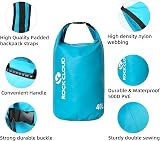 ROCK CLOUD Dry Bag 30L Waterproof Dry Sack for Kayaking Rafting Boating Black view 5