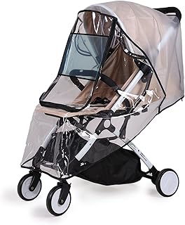 bemece Universal Regenschutz für Kinderwagen, Regenverdeck für buggy, Bequemes Zugangsfenster, Gute Luftzirkulation, Schadstofffrei