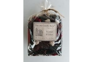 Old Candle Barn Winter Wishes Potpourri 4 Cup Bag - Perfect Winter or Christmas Decoration or Bowl Filler - Well Scented and Made in The USA