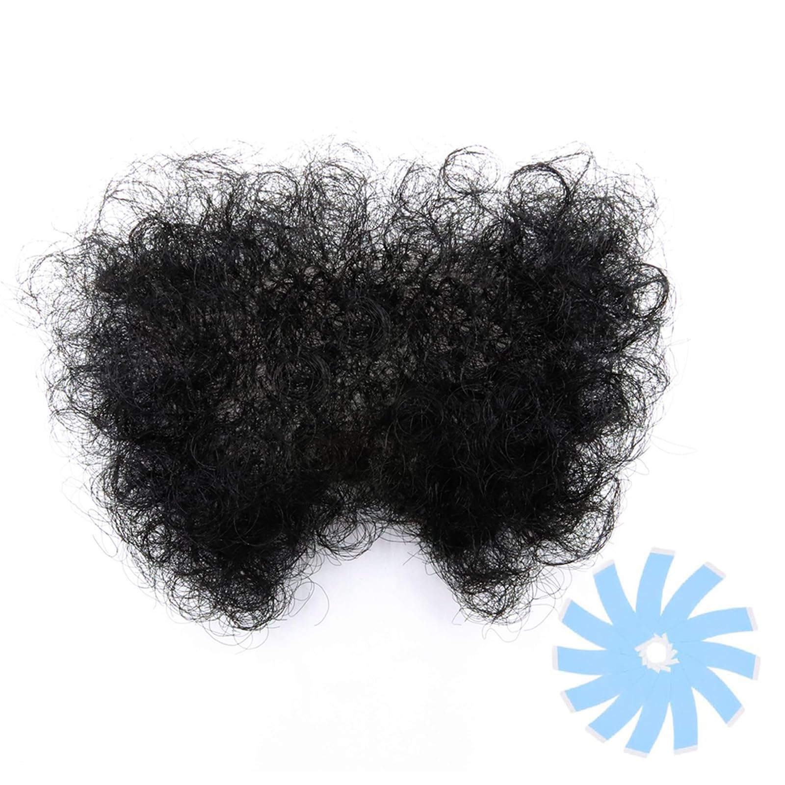 Photo 1 of Fake Private Hair, Invisible Realistic Bikini Body Hairs For Men and Women Fake Chest Hair Fake Mustache (style2)