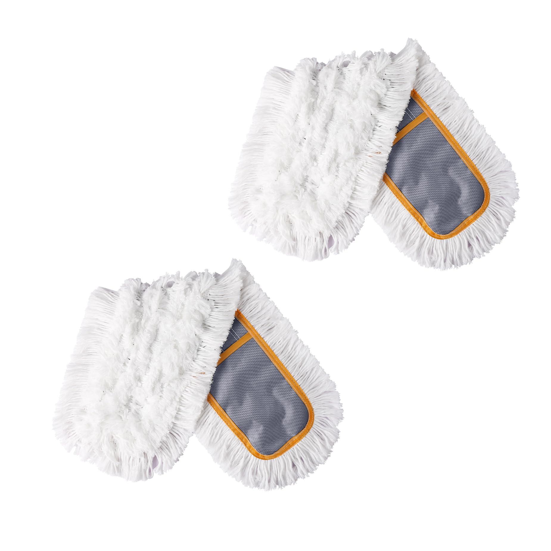Photo 1 of Commercial 24" Dust Mop Pads 2 Pieces Just Fit CLEANHOME Commercial Dust Mop,Grey