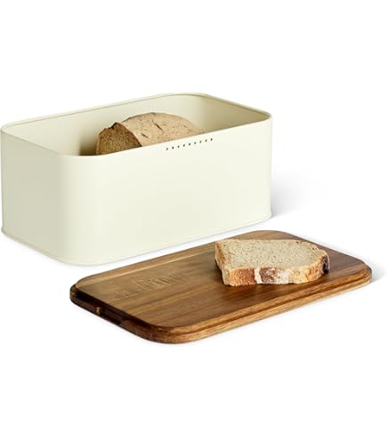 Amazon.com: Bodum Bistro Bread Box, White: Home & Kitchen