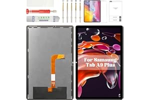 BEXUPULL for Samsung Tab A9 Plus Screen Replacement for Samsung Tab A9 Plus LCD Display for Samsung Galaxy SM-X210 Digitizer Touch Screen Assembly Repair Kits SM-X215 SM-X216B Black