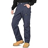 BOCOMAL FR Pants for Men Cargo Pockets Dura-Stretch Rip-Stop Soft Flame Resistant Reinforced Work Jeans Relaxed Fit